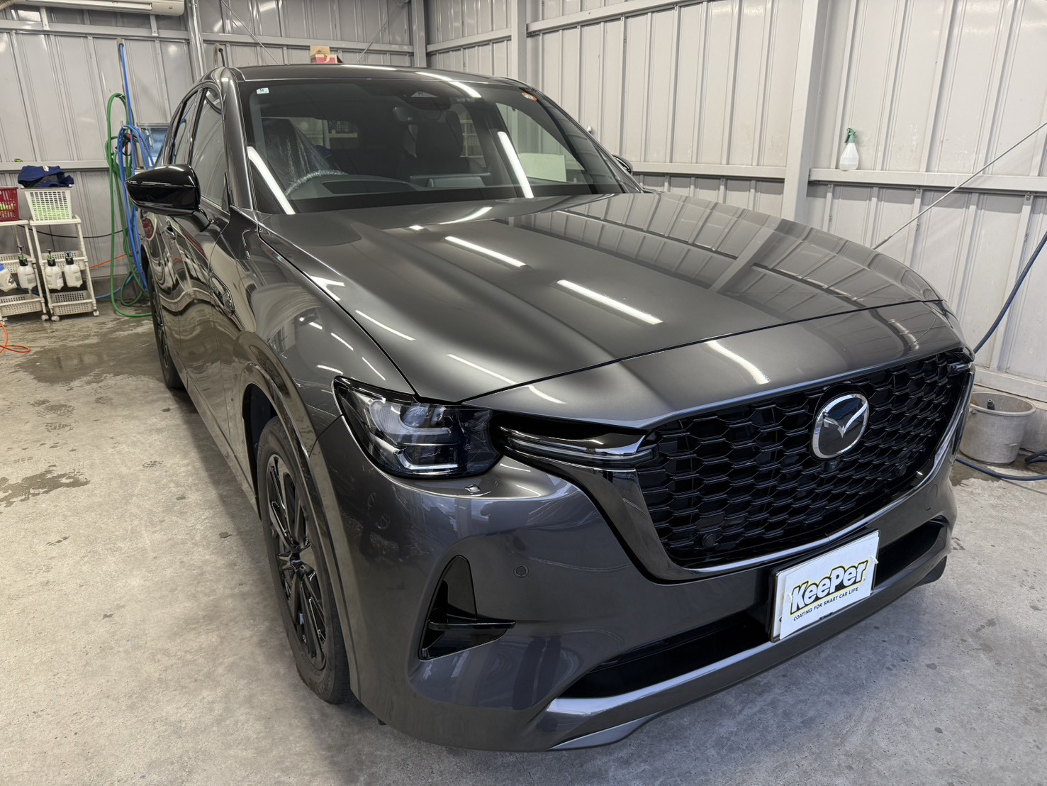 CX-60におすすめ春のダイヤⅡキーパー施工で愛車ピカピカに✨