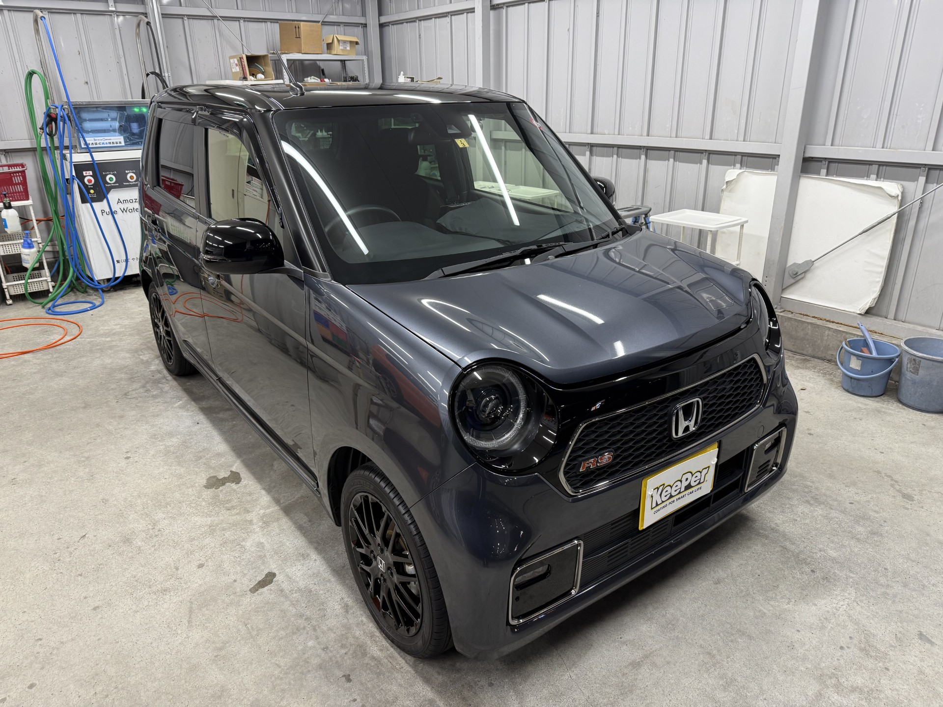 N-ONEが輝くフレッシュキーパー施工体験セルフ藤枝大手SSでお客様も笑顔に