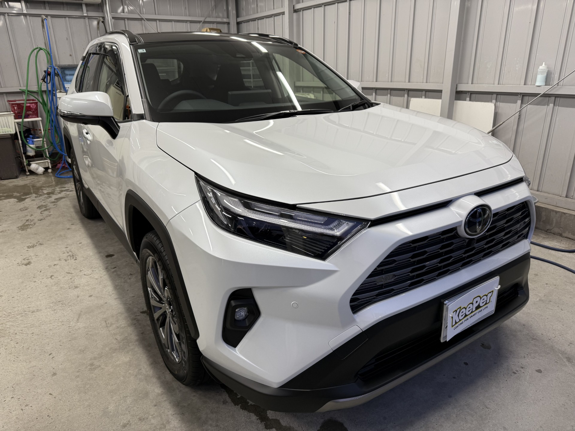   RAV4のコーティングで大満足 春の愛車ケアはセルフ藤枝大手SSで🌸
