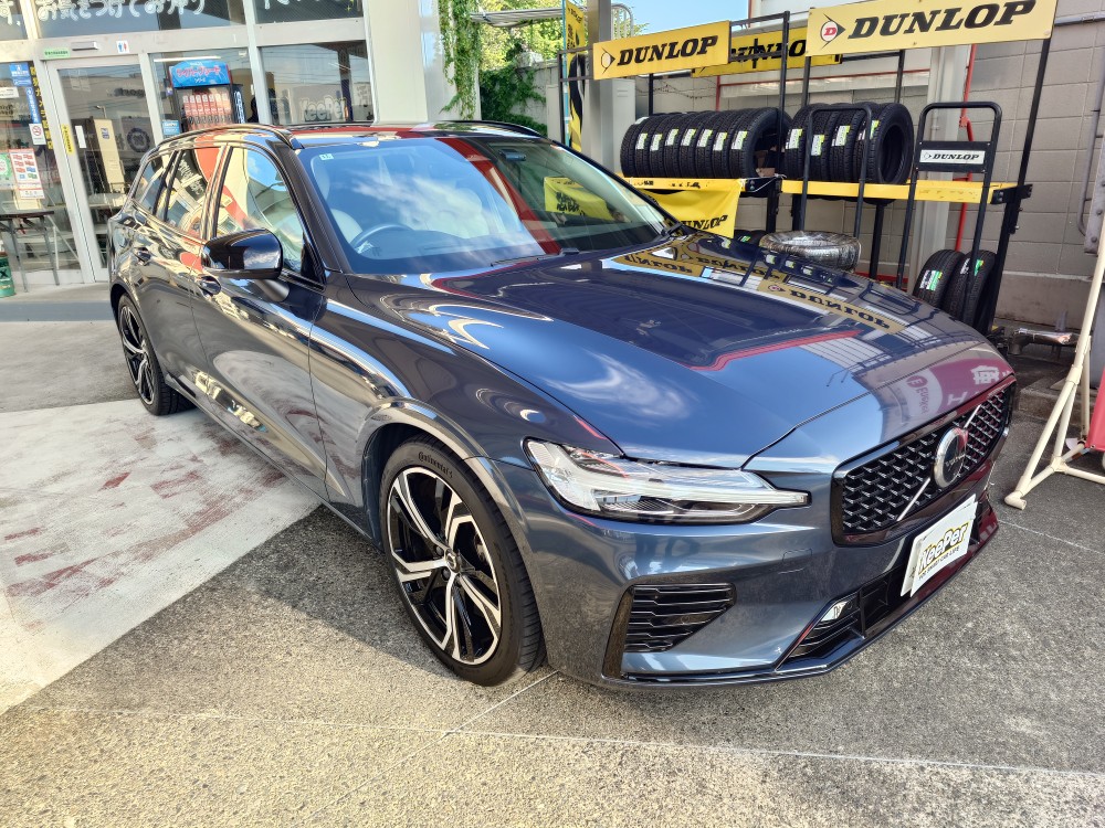 ENEOSウィング沼津バイパス下りTSでボルボV60にフレッシュキーパーを施工