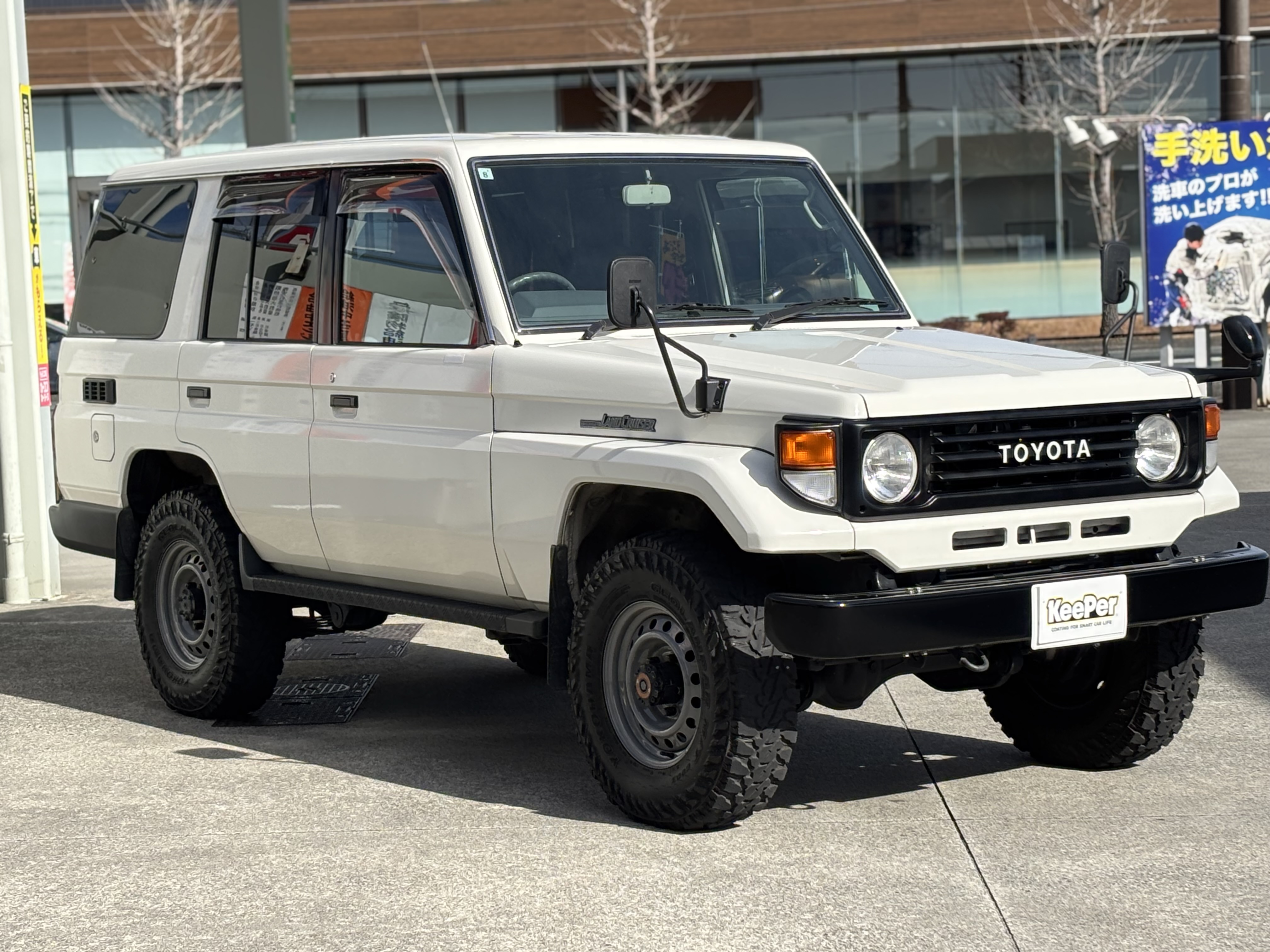 ランクル70にコーティングを施行🚗✨