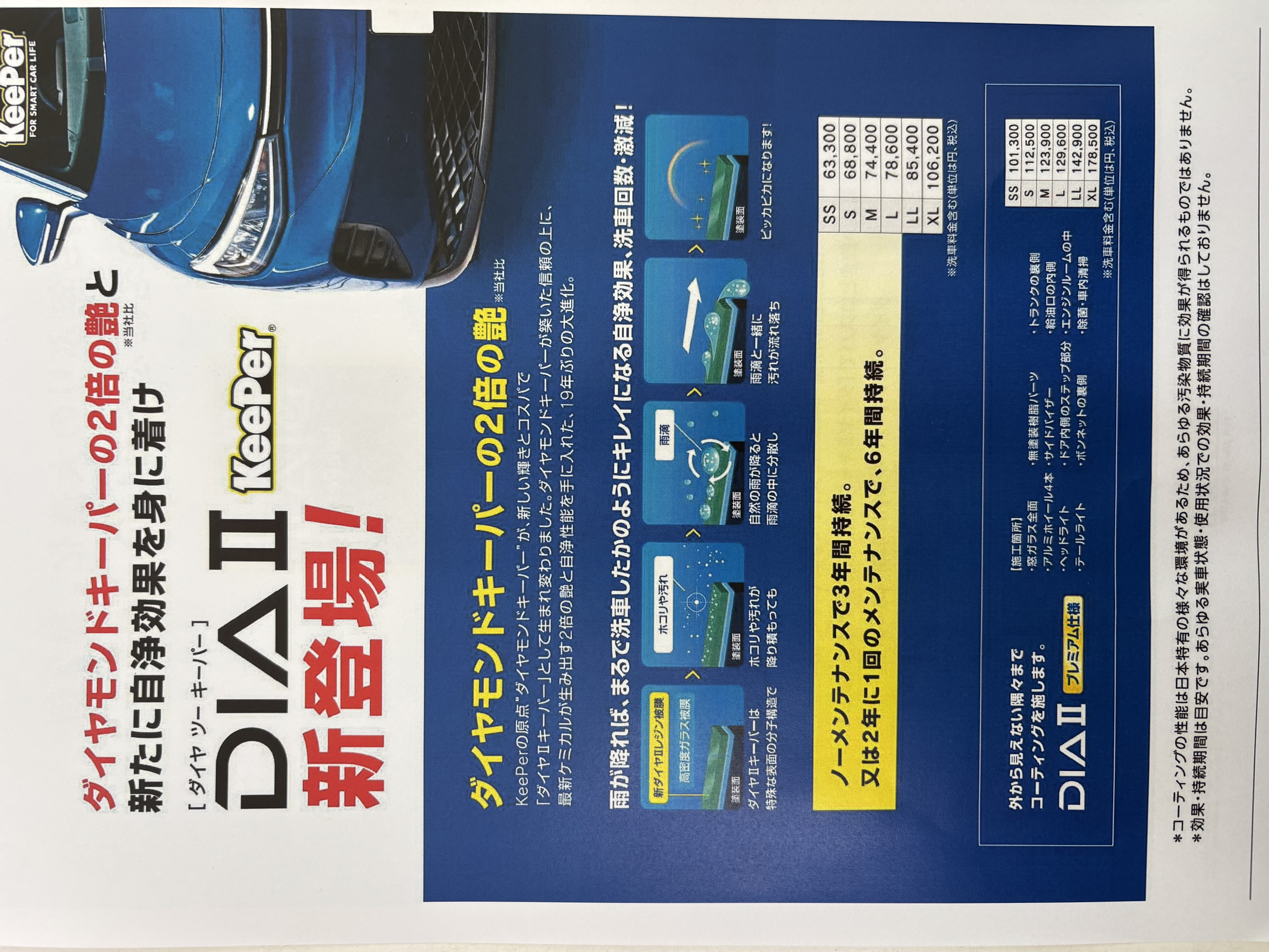 新コーティング、ダイヤⅡキーパー新登場‼︎