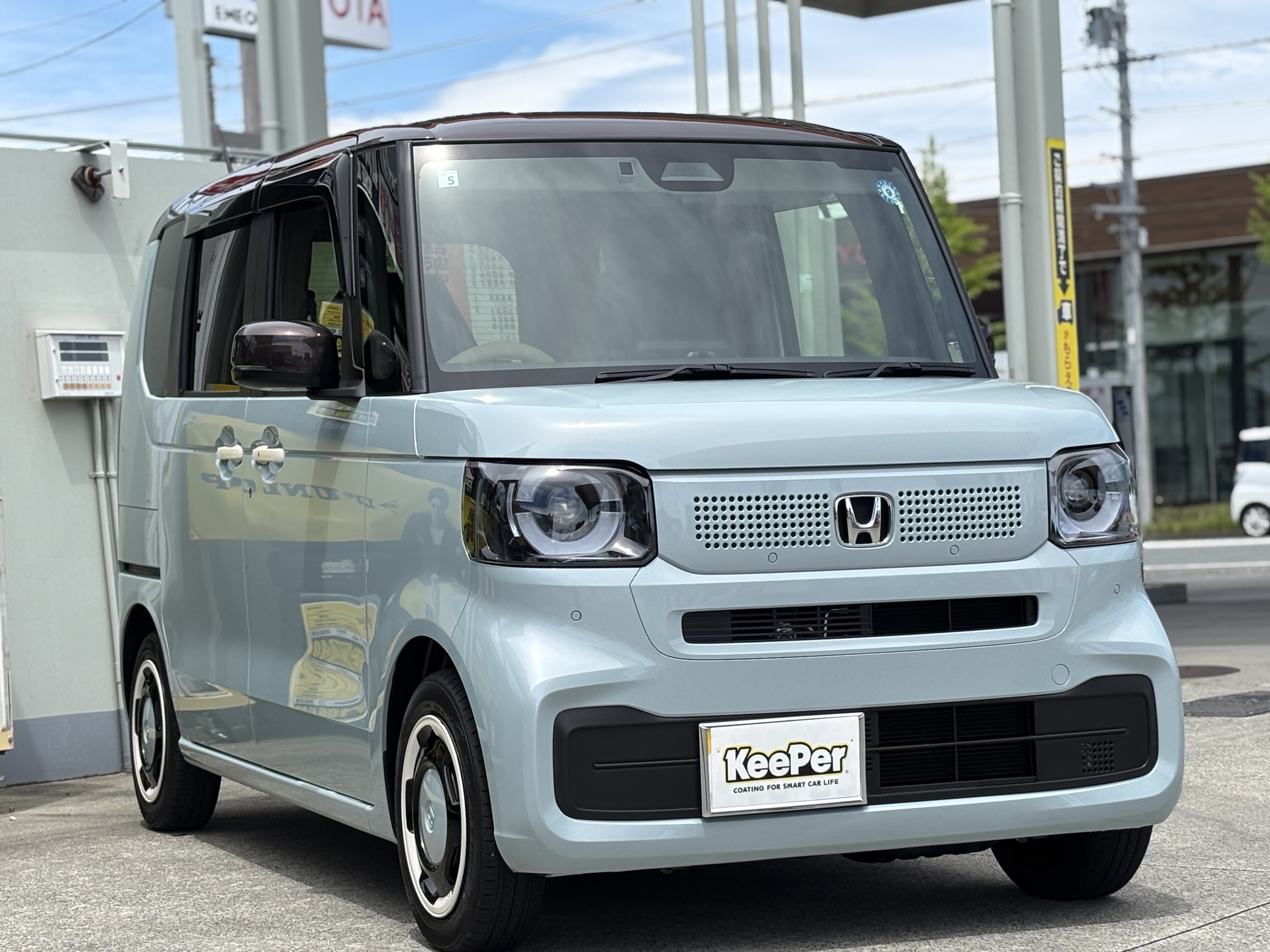 袋井インターTSで新車N-boxにフレッシュキーパーを施工✨