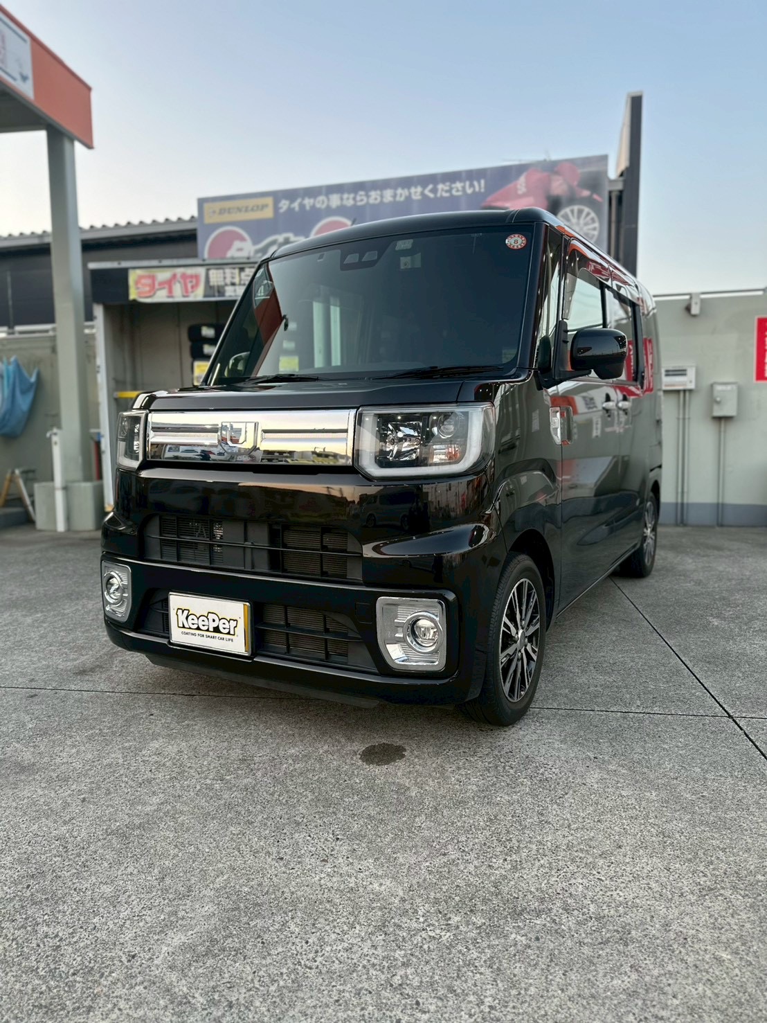 袋井インターTSで研磨作業とクリスタルキーパー施工🚗