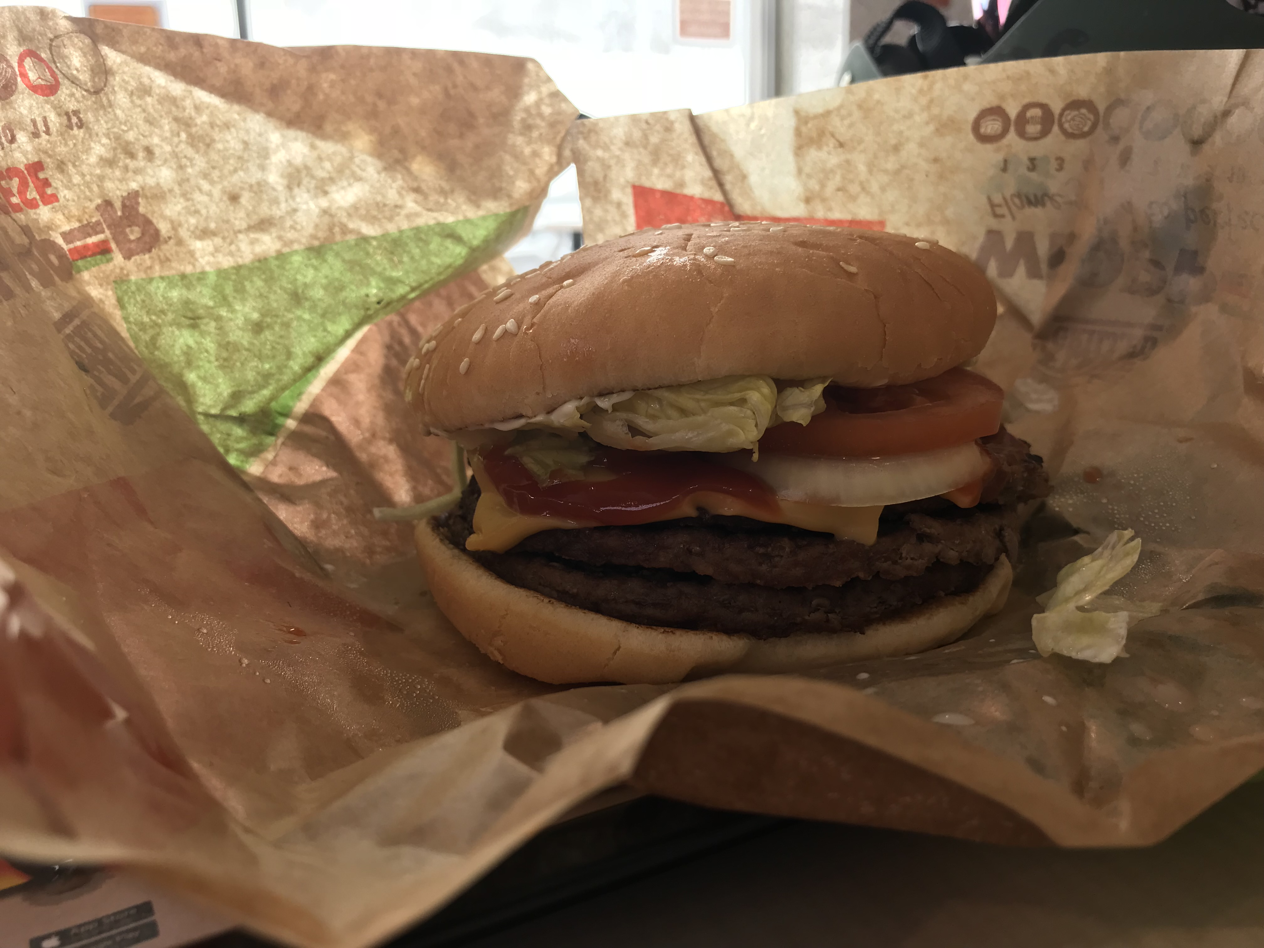 ど迫力ハンバーガーランチ🍔