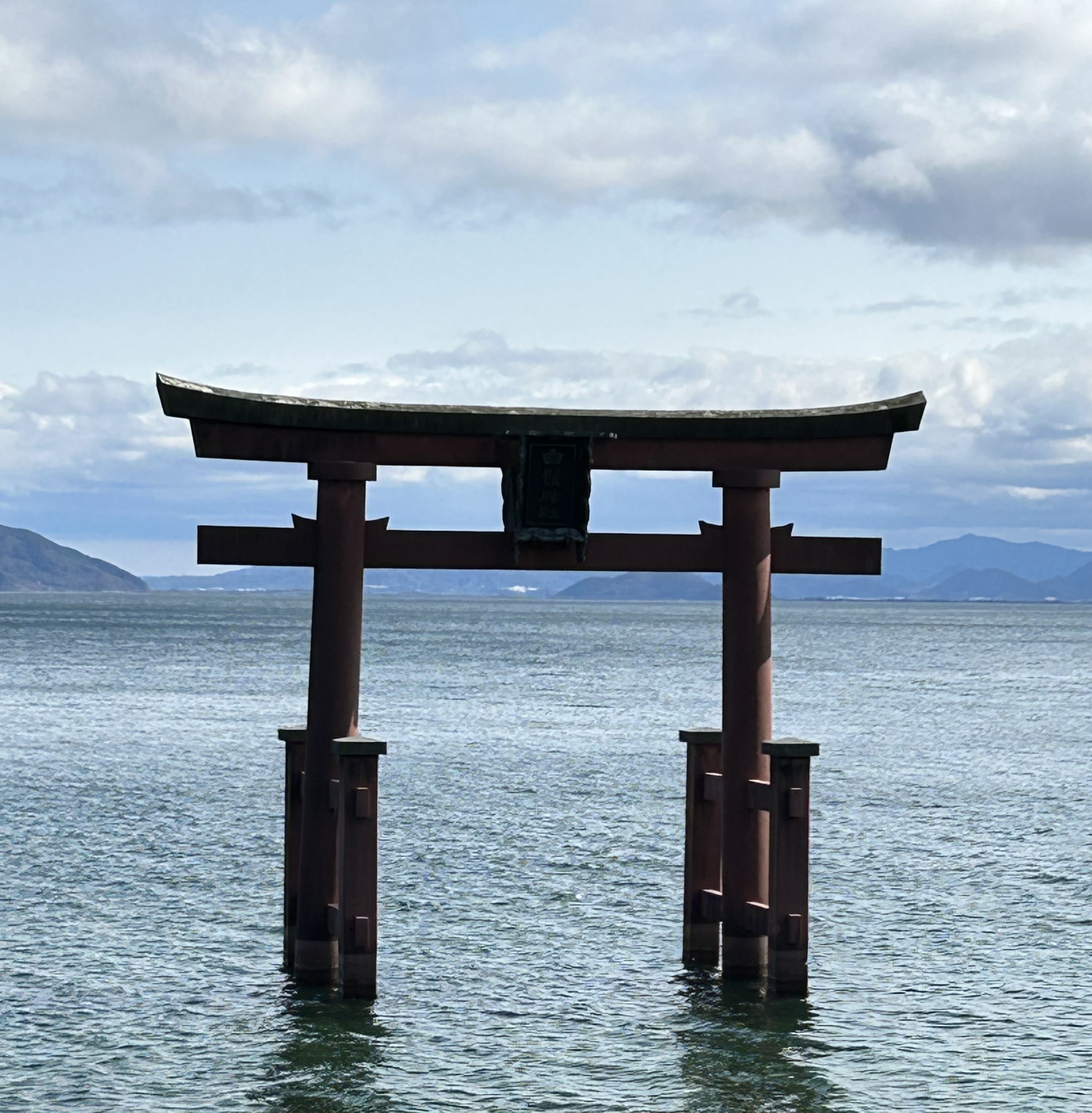 琵琶湖の白鬚神社🚗