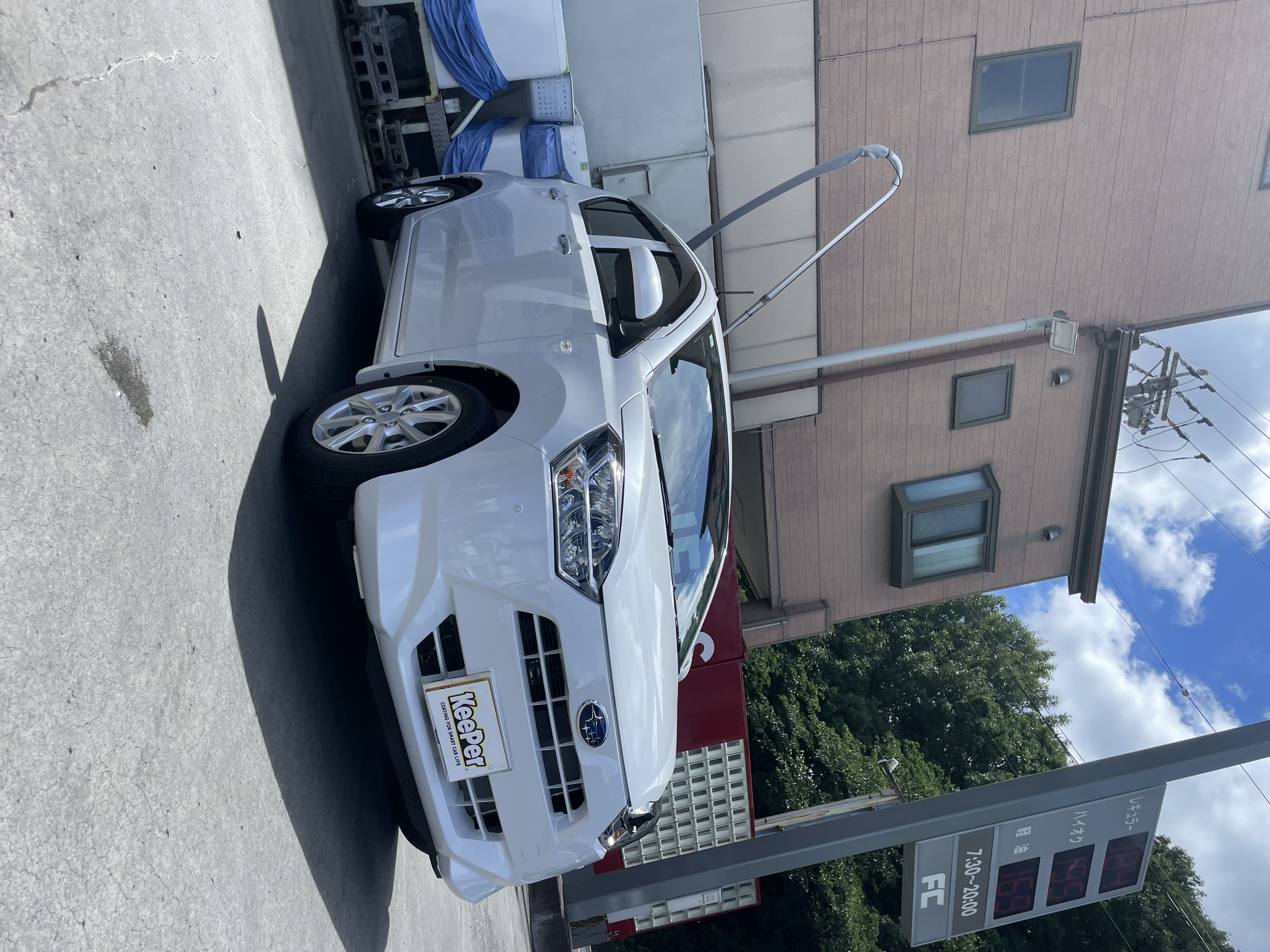 高松SSで夏の車ケア！ダイヤモンドキーパー施工と点検サービス🚗