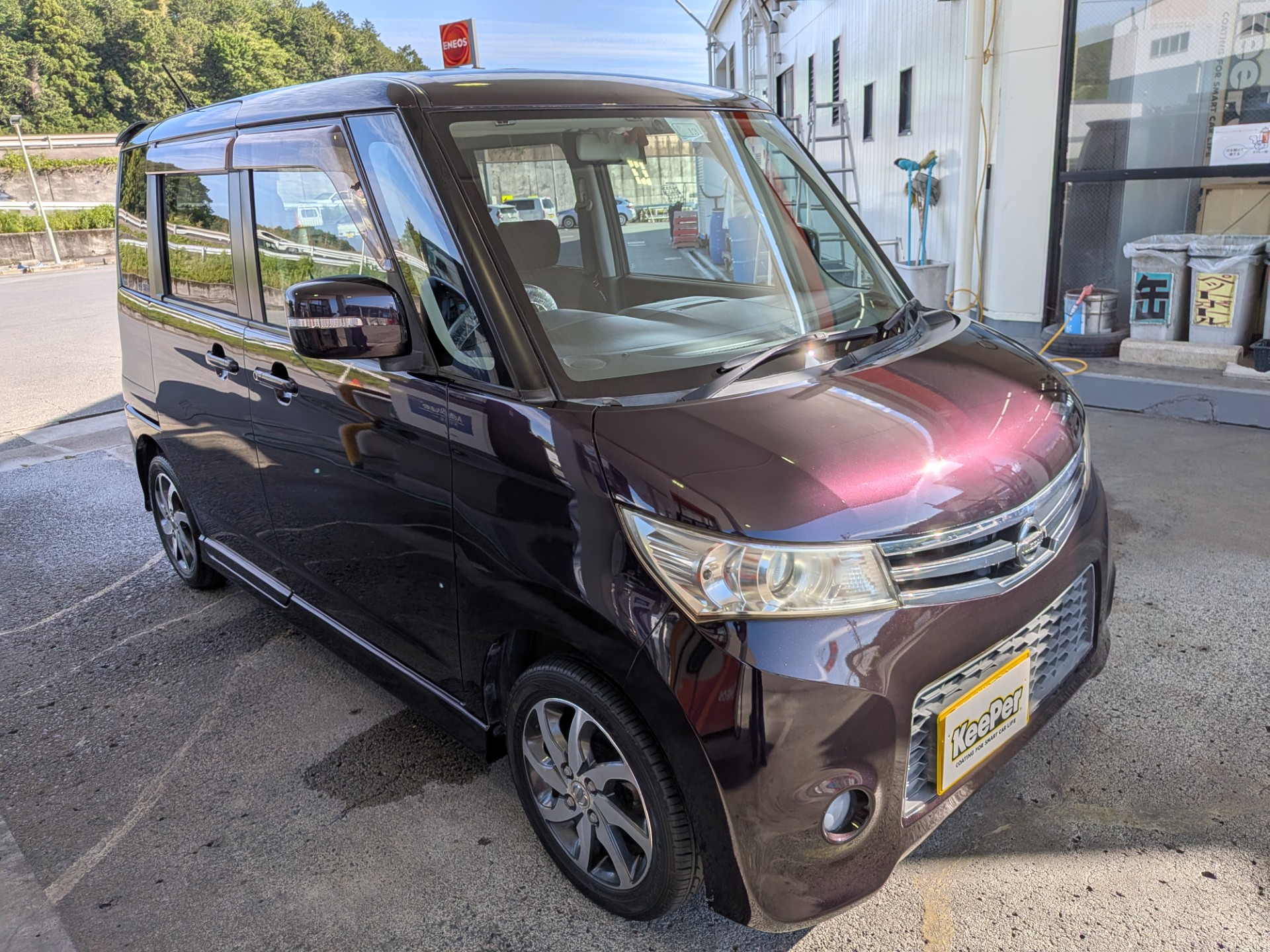 日産ルークスEXキーパーAメンテナンス　掛川市八坂ENEOSウイングルート１掛川TS🚗
