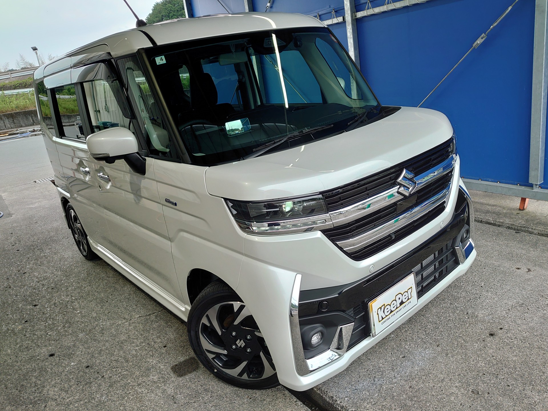 【　カーコーティング施工事例　】スズキ/スペーシア