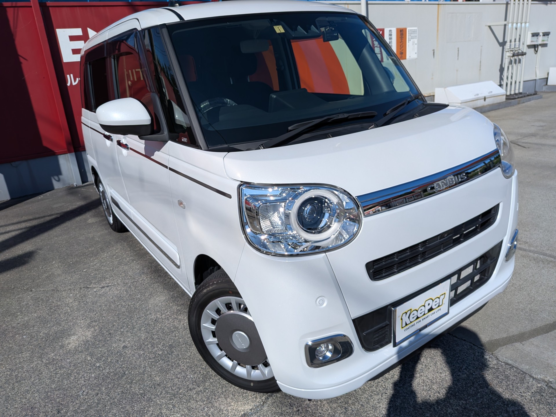 【　カーコーティング施工事例　】ダイハツ/ムーブキャンバス