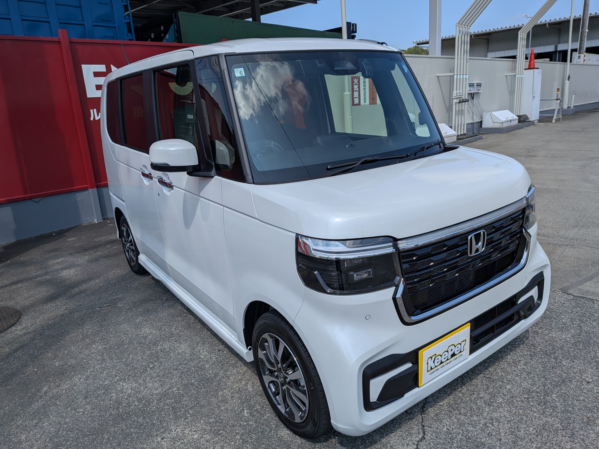 ルート１掛川TSでダイヤⅡキーパープレミアムを施工したホンダ/NBOX