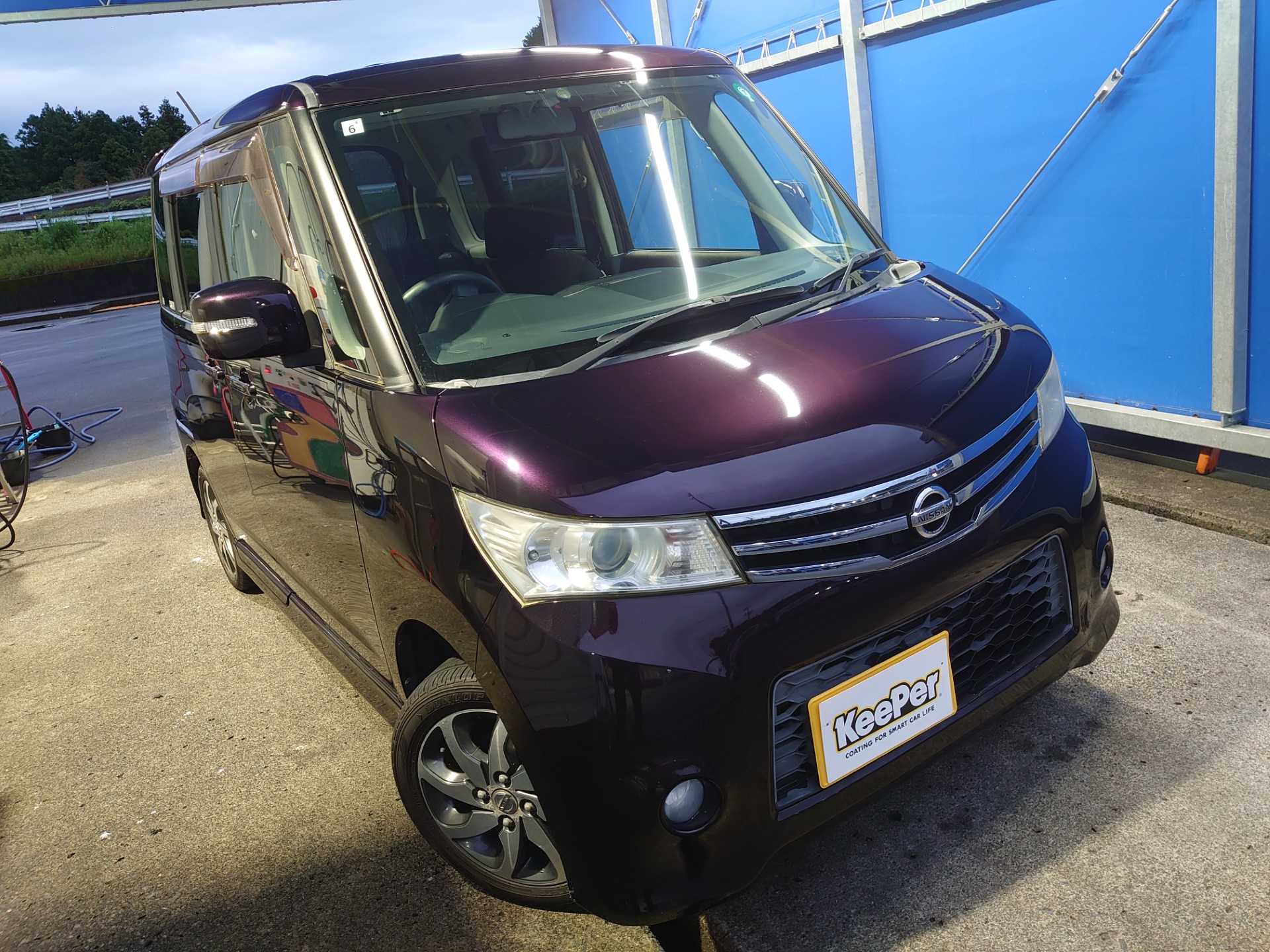 【　カーコーティング施工事例　】日産/ルークス