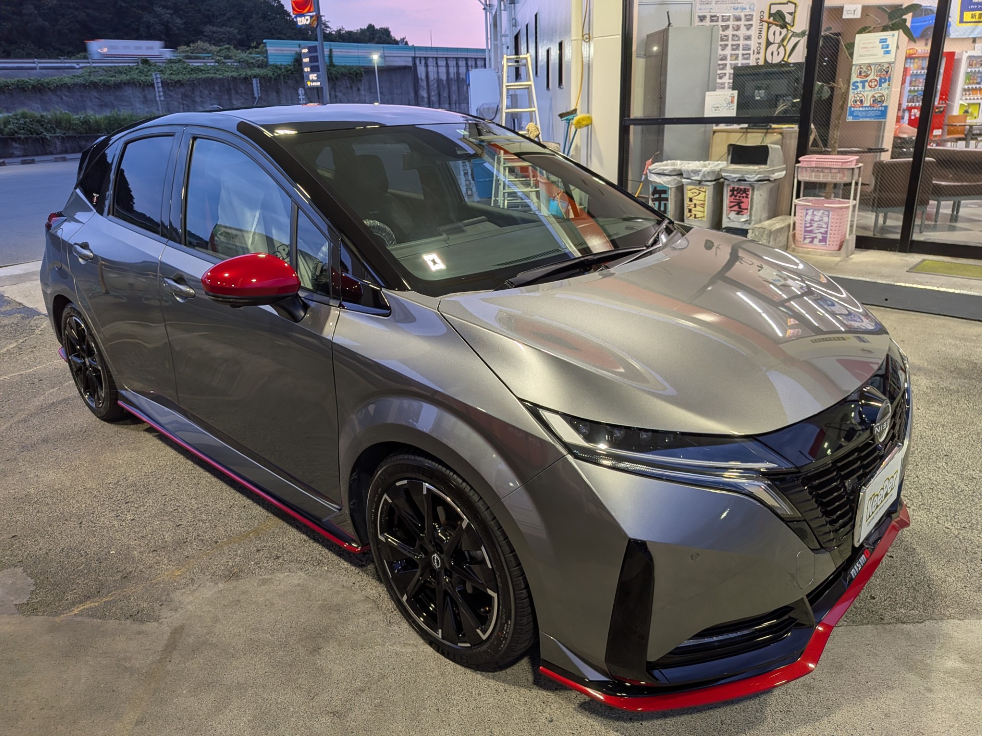 ルート１掛川TSでダイヤⅡキーパープレミアムメンテナンスを施工した日産/ノートオーラ