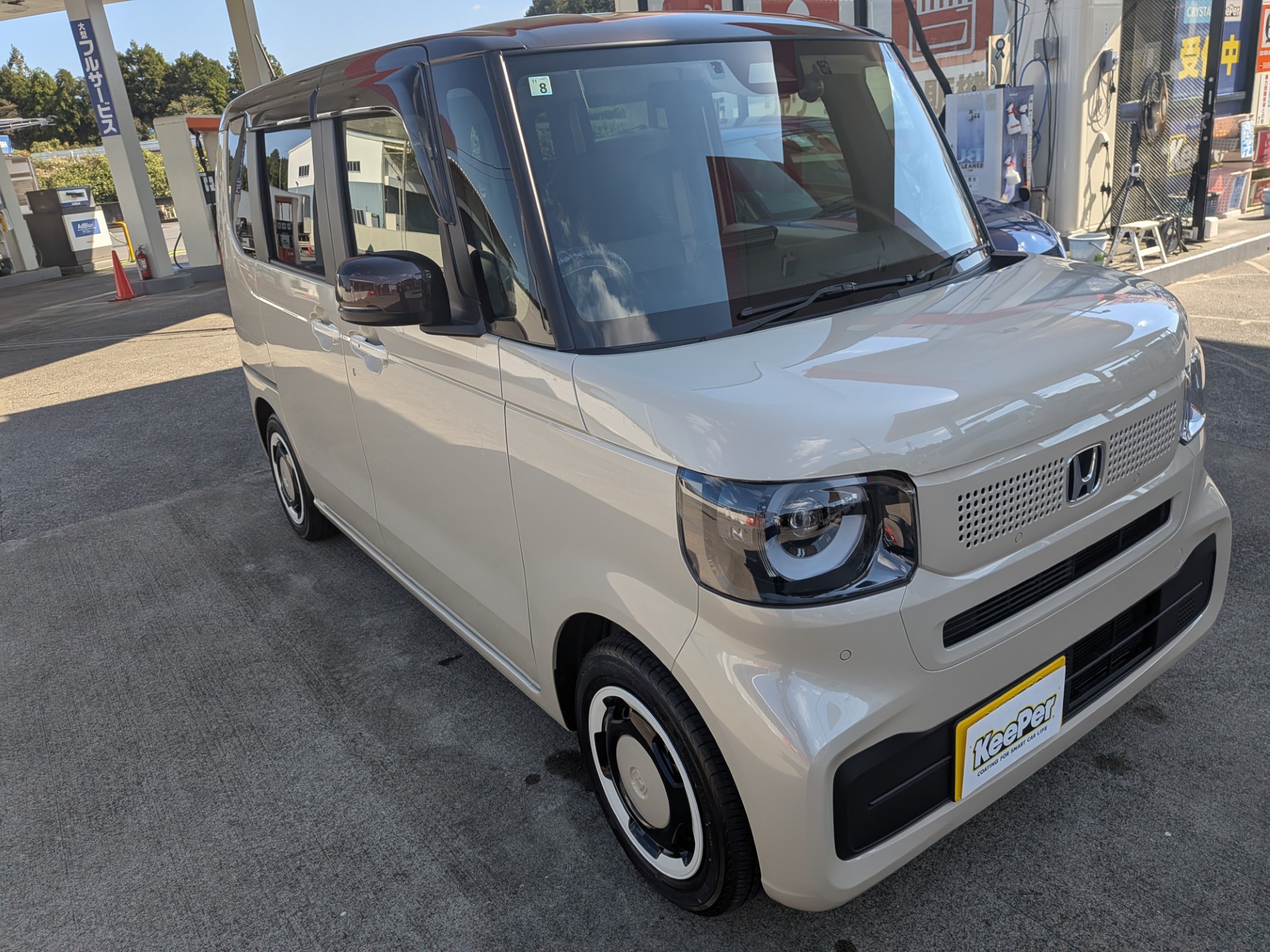 ルート１掛川TSでクリスタルキーパーを施工して頂いたNBOX
