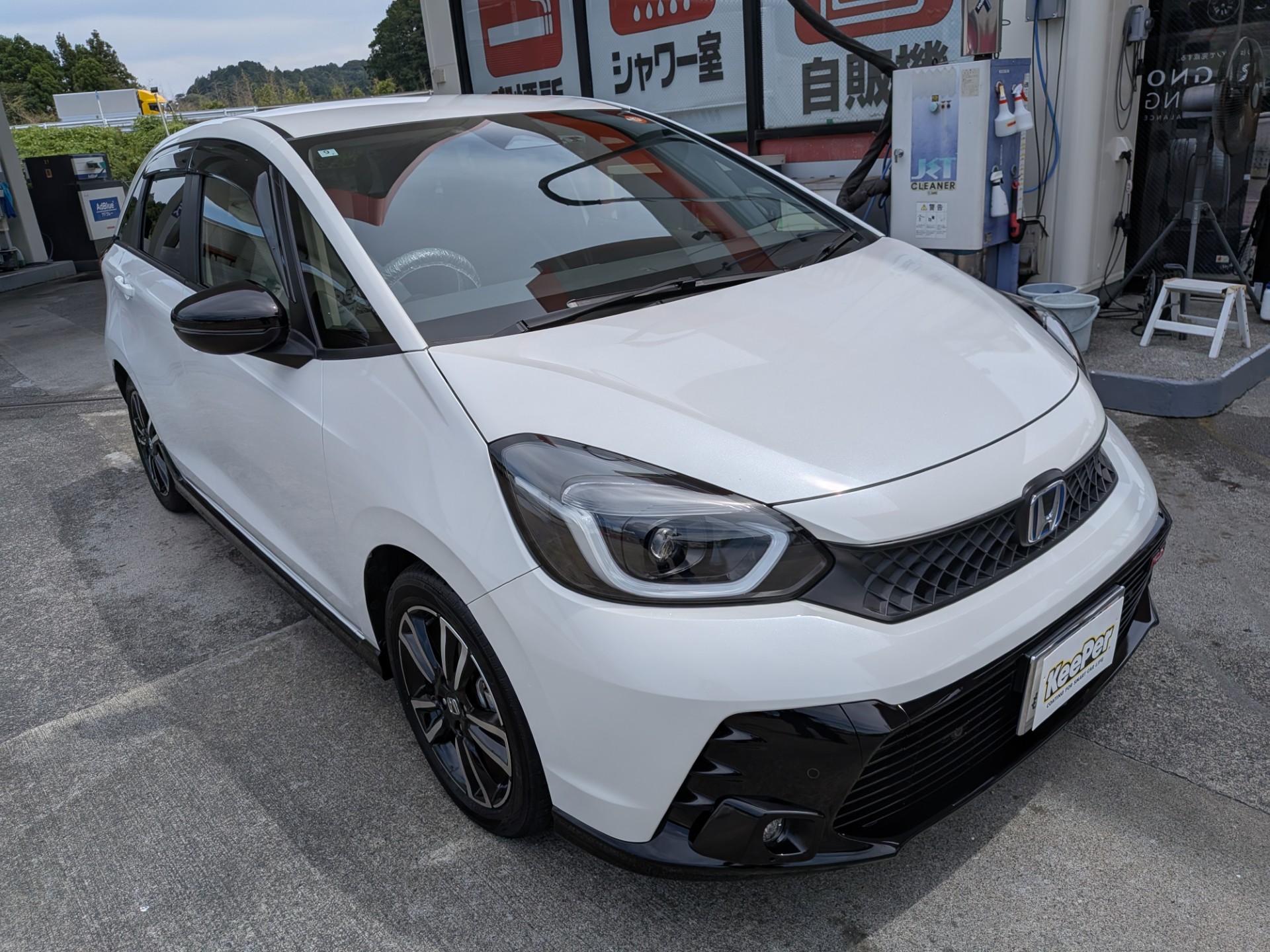 ルート１掛川TSでフレッシュキーパーを施工したホンダ/フィット