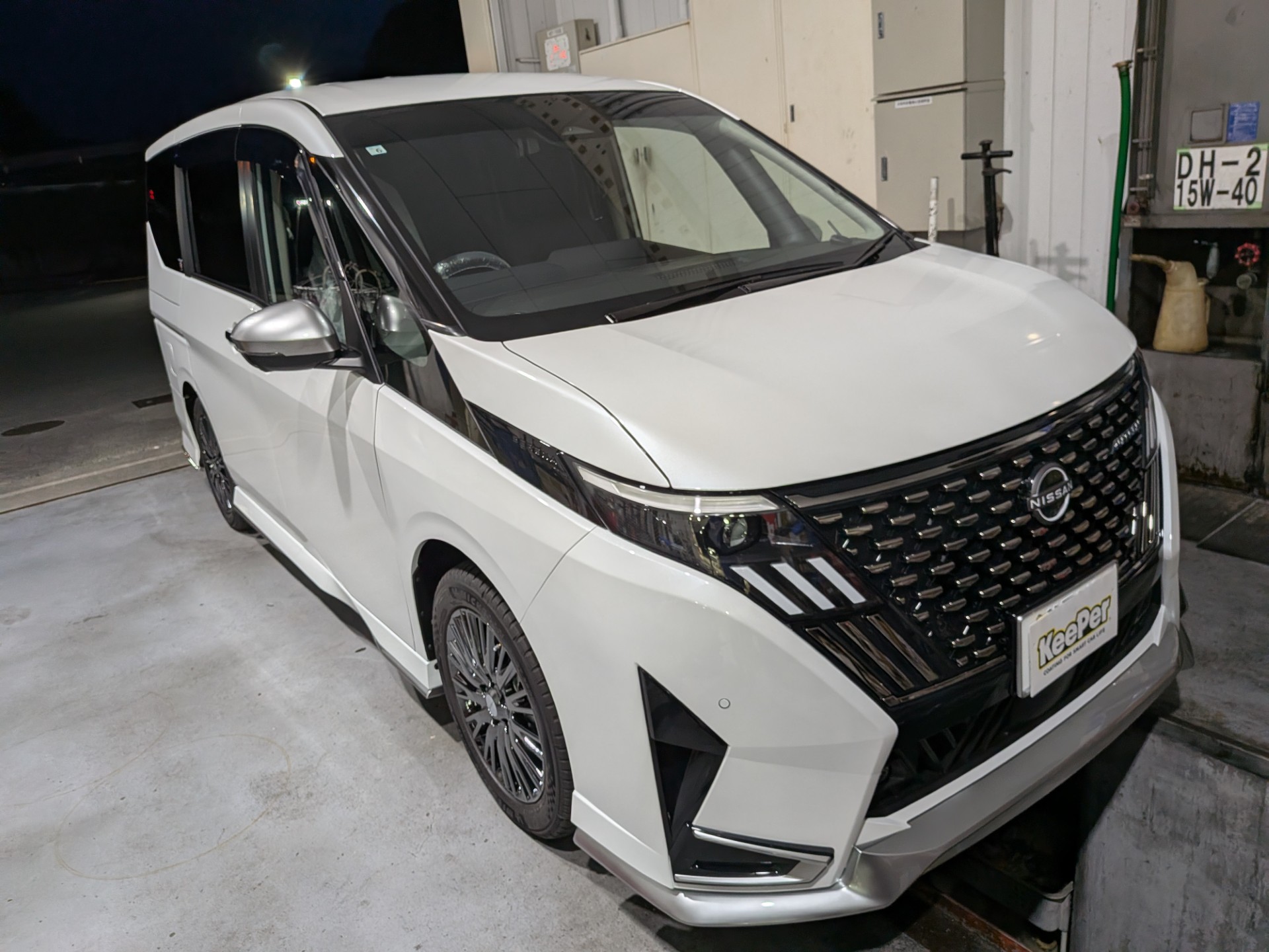 ルート１掛川TSでダイヤⅡキーパーを施工した日産セレナ
