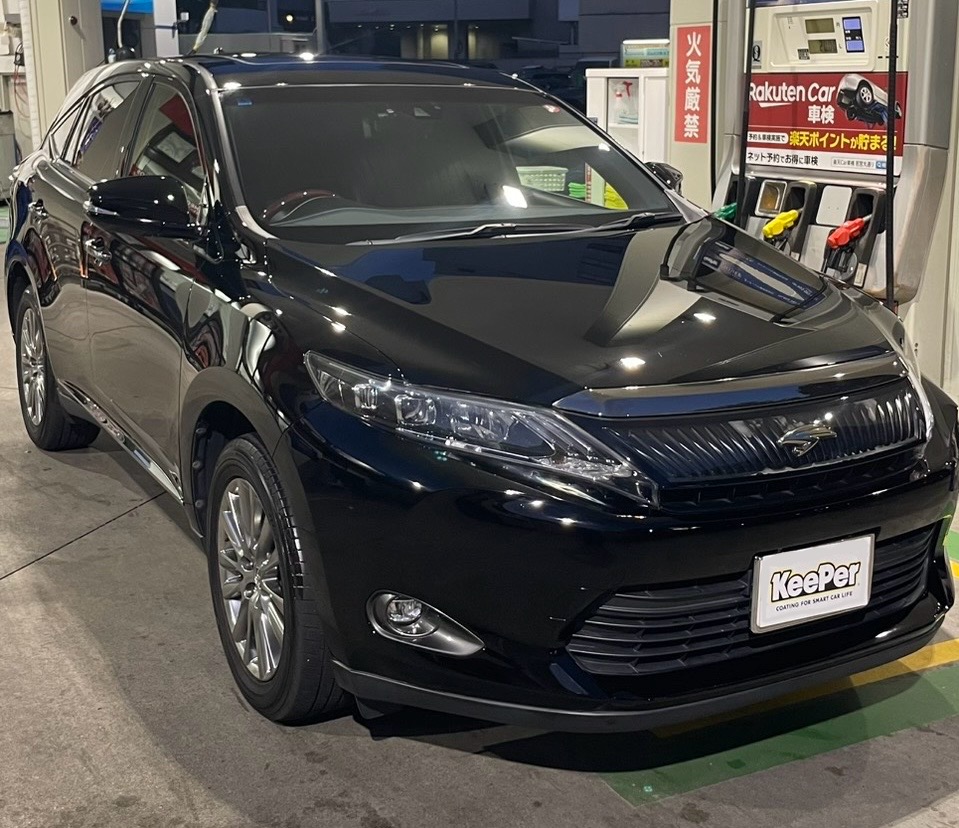 トヨタハリアーの春メンテ術🚗水シミ除去と雨対策コーティング