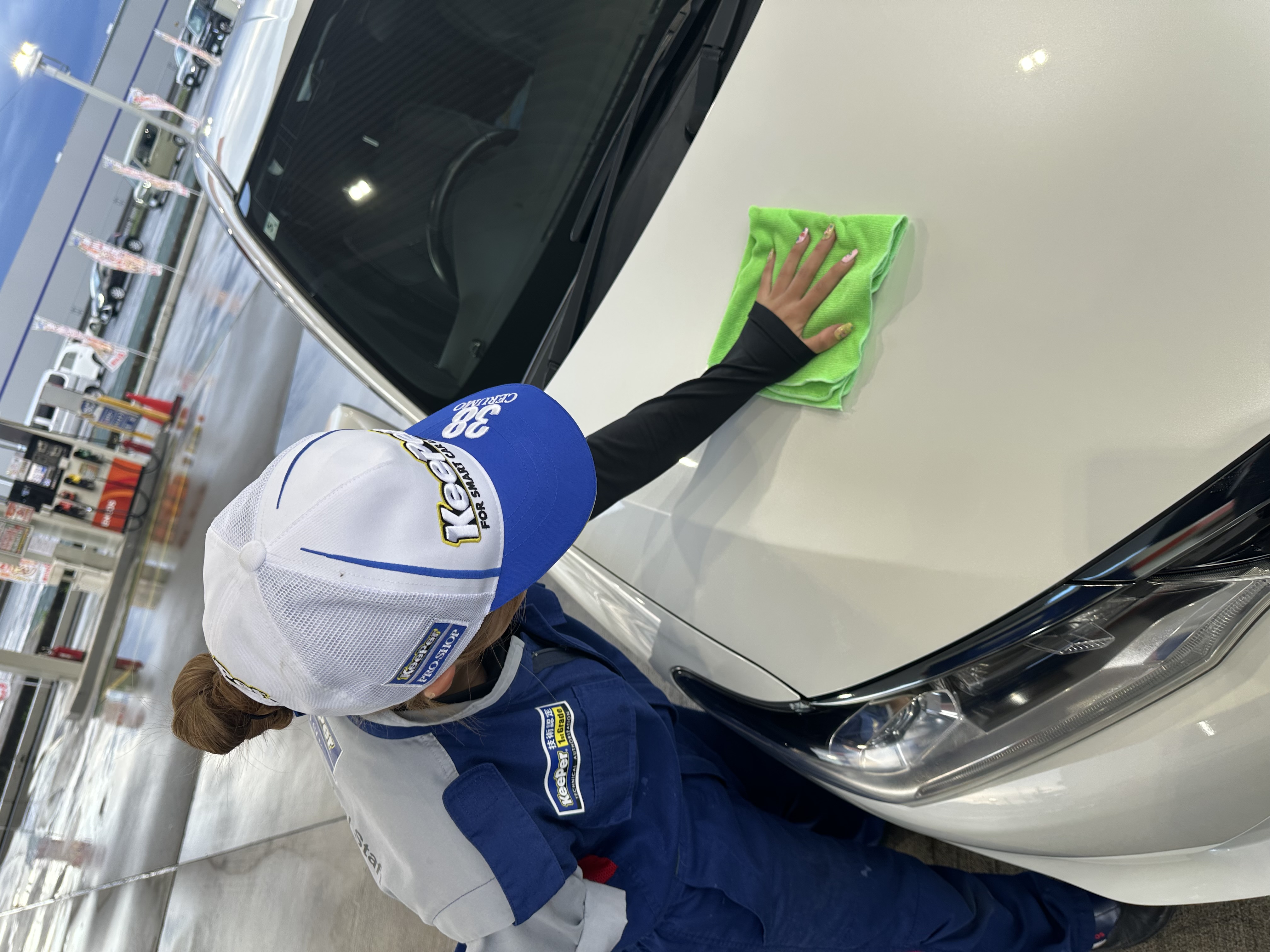 トヨタ カローラのダイヤⅡキーパーの施工を行いました！