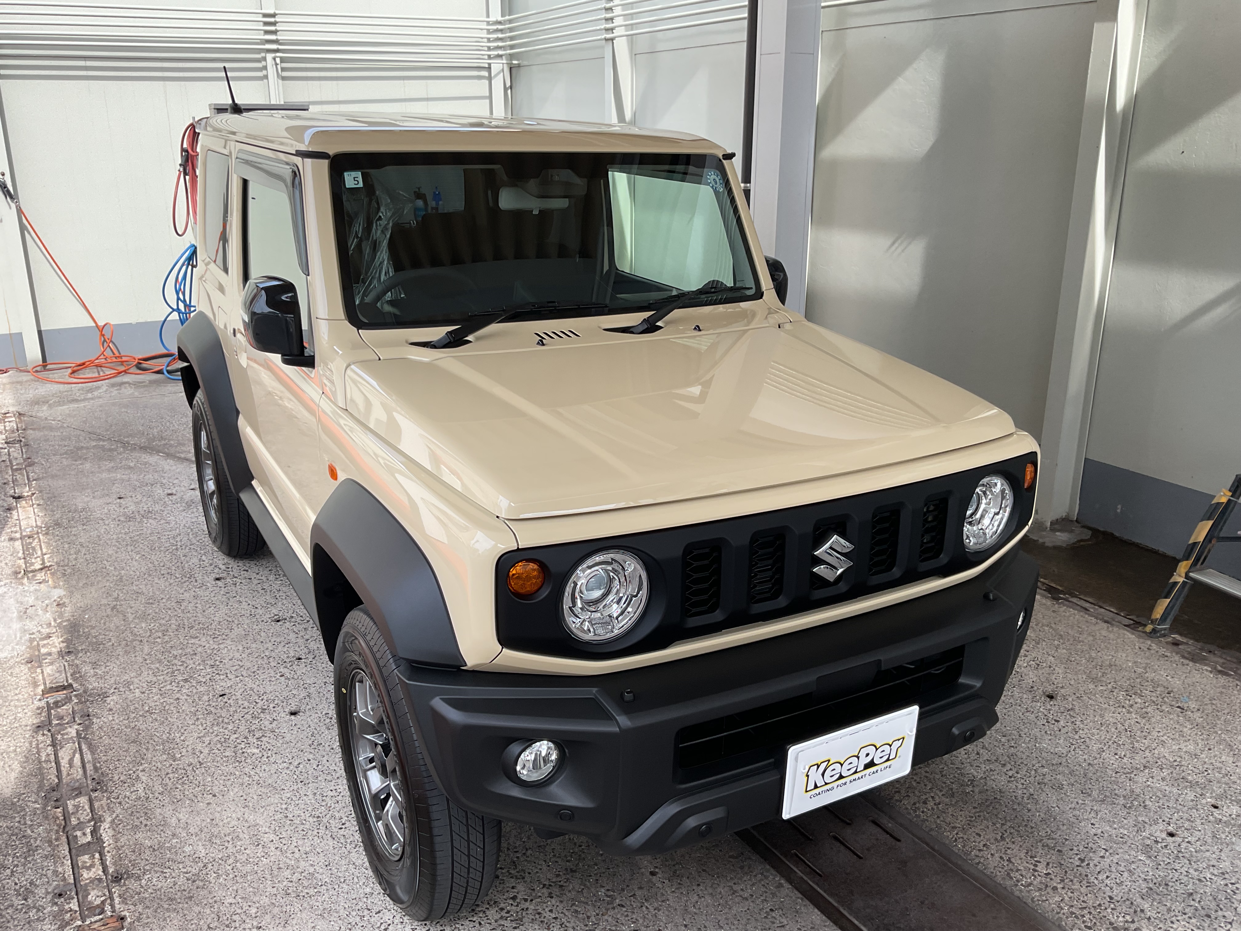 ジムニーシエラの輝きを守るダイヤツーキーパー施工の魅力🚗