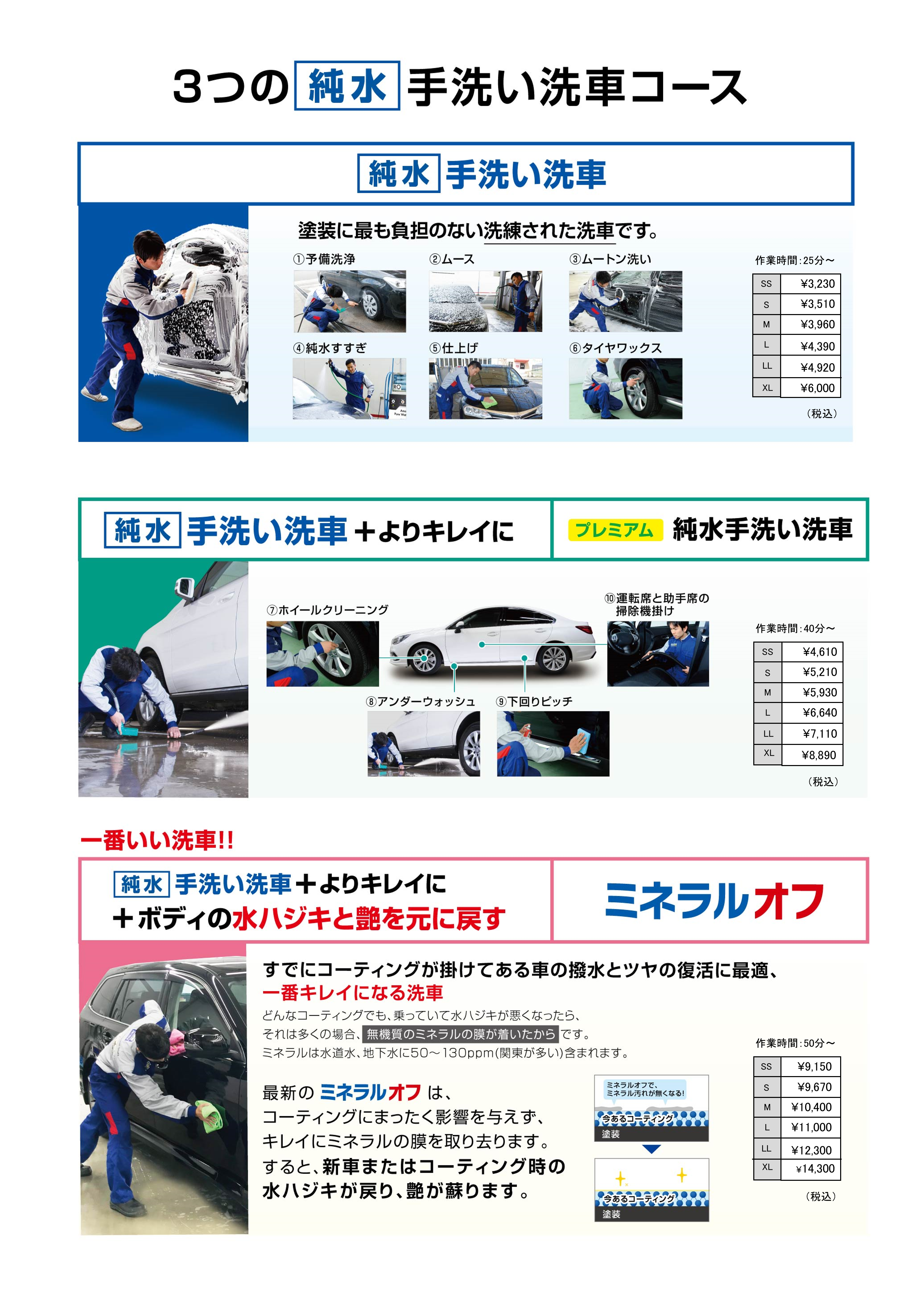 手洗い洗車が半額！？