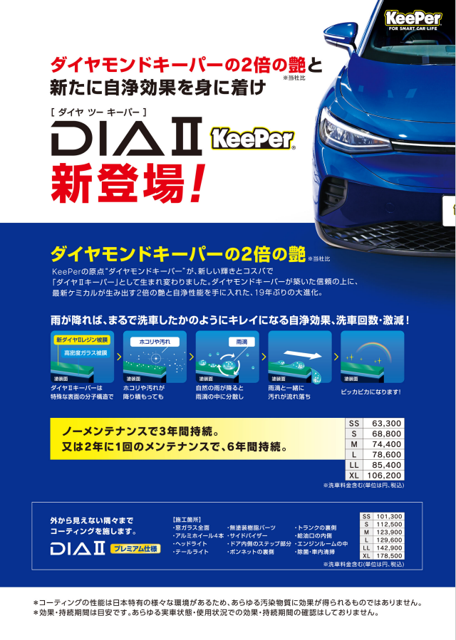 ダイヤⅡキーパーで愛車ピカピカに✨冬の洗車と点検ポイント紹介