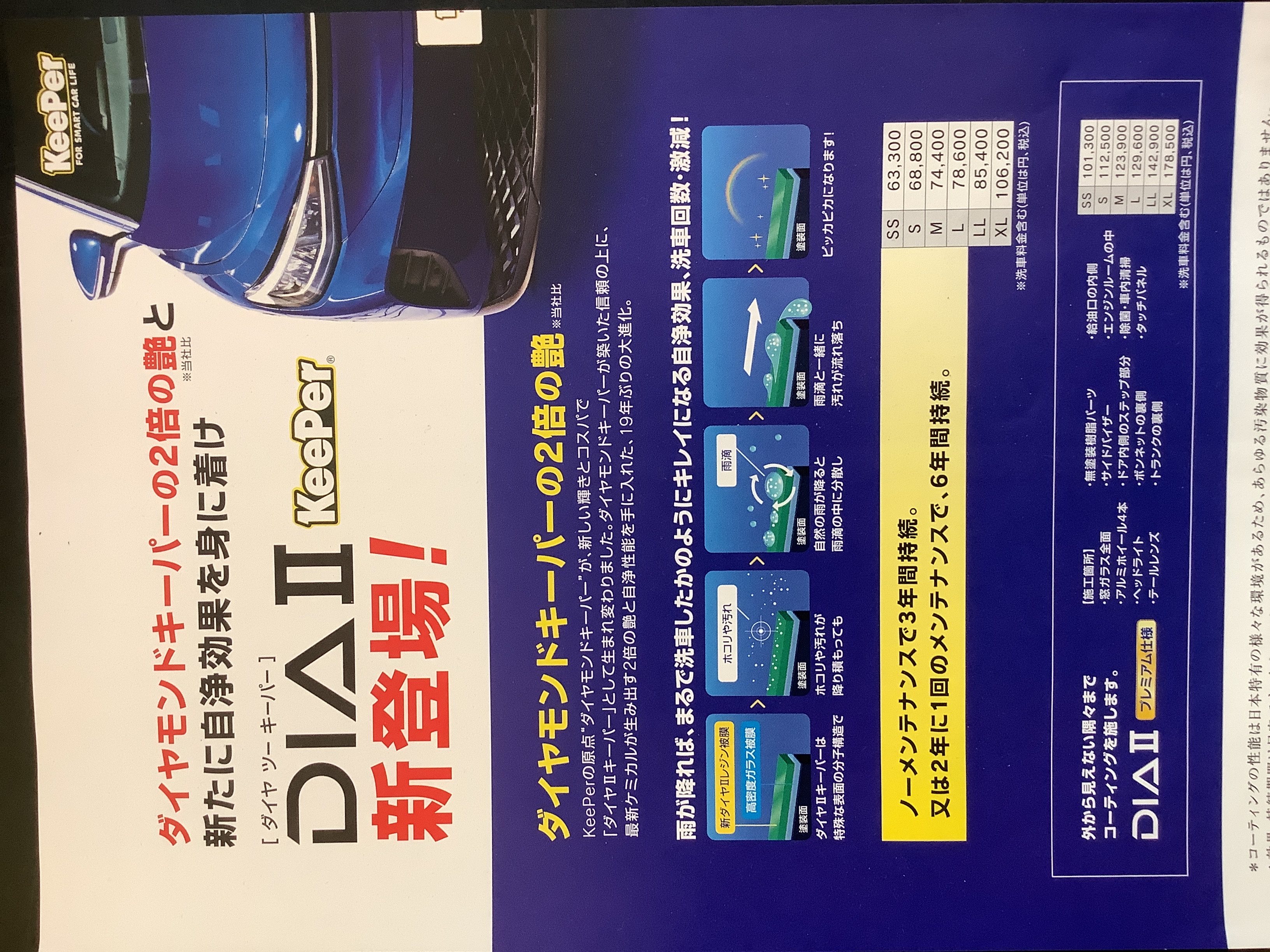 岐阜羽島インターTSの冬に人気ダイヤⅡコーティングで愛車ピカピカに✨