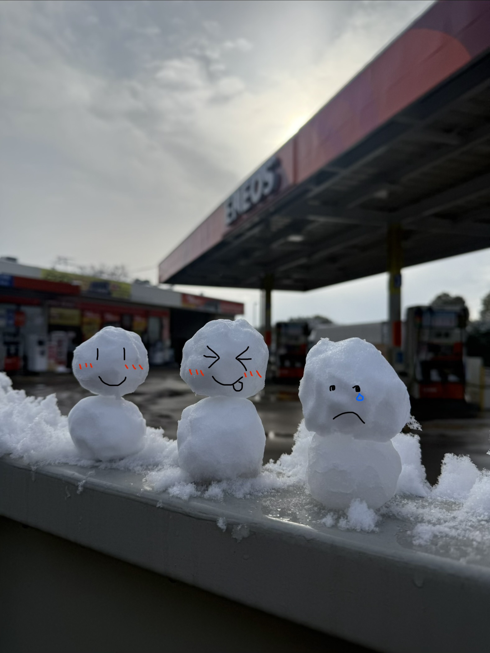 冬の車の汚れ対策と雪だるま⛄️