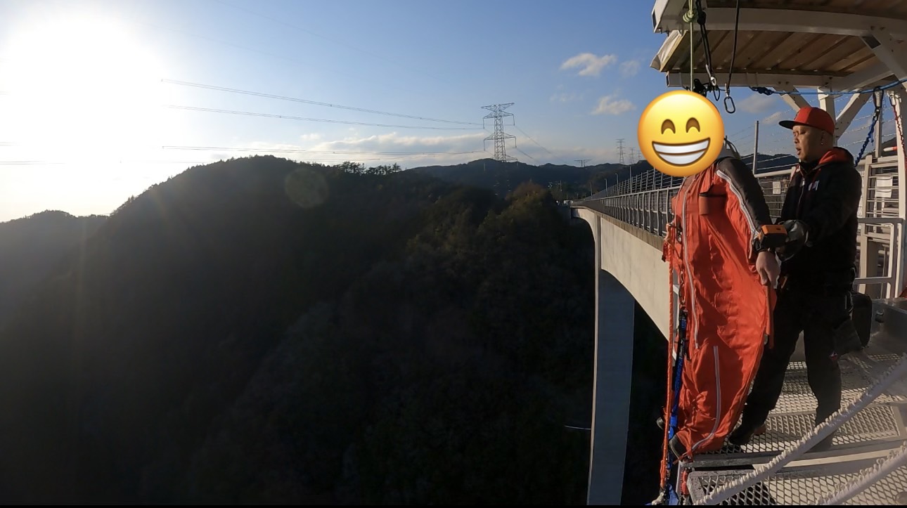 初バンジージャンプ！！！