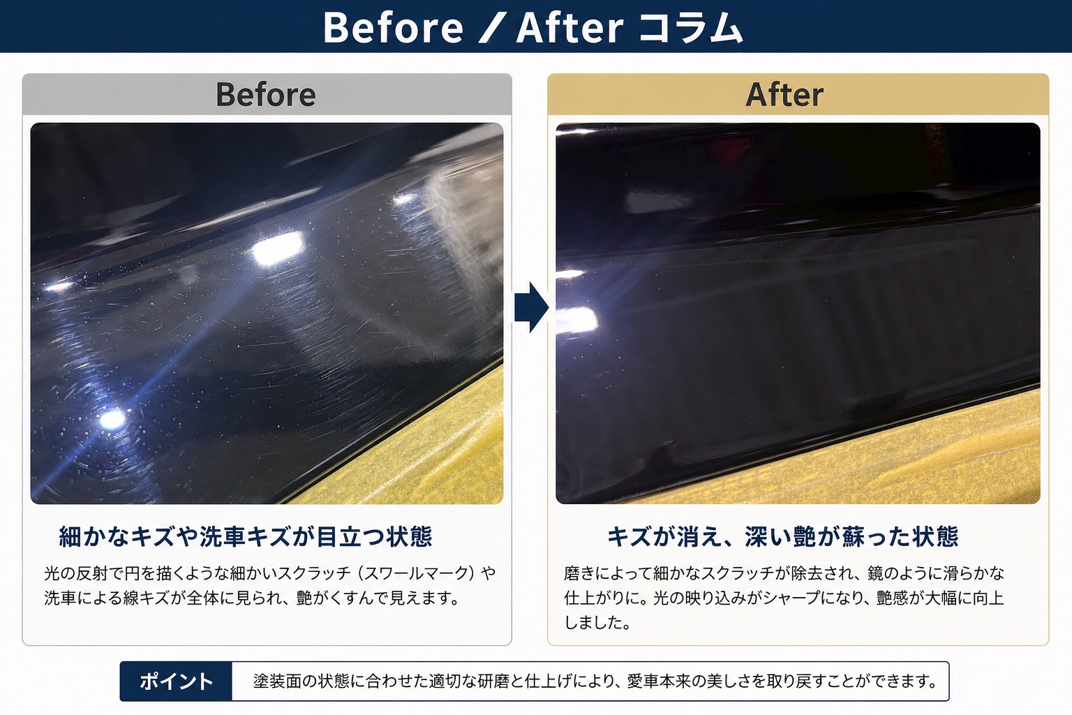 住之江区の愛車を輝かせるボディ研磨とフレッシュキーパー施工✨