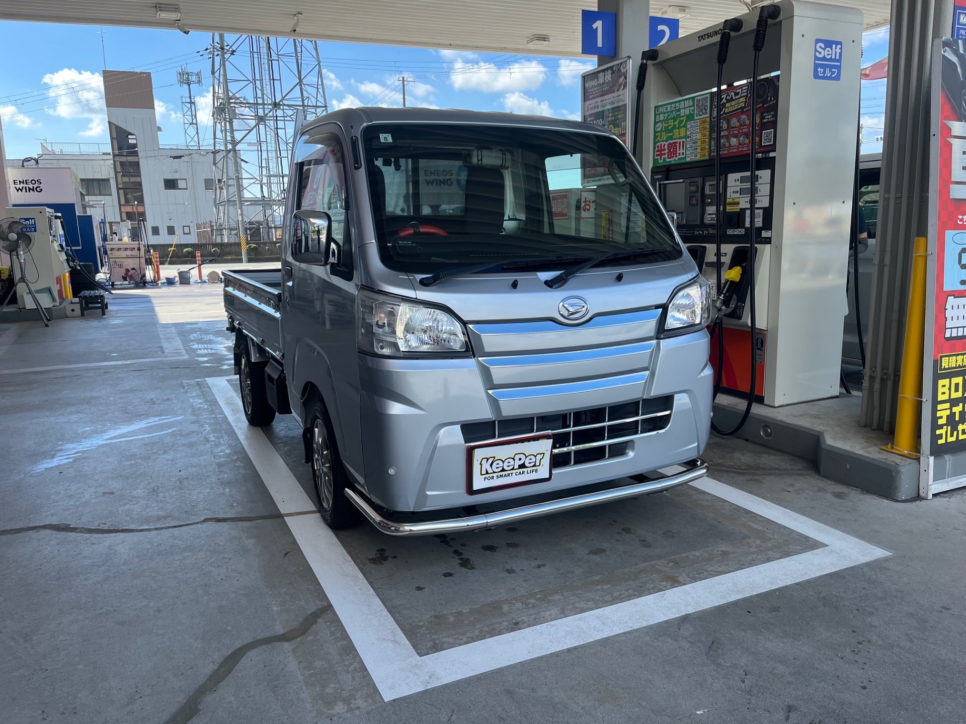 クリスタルキーパーで輝くハイゼット✨