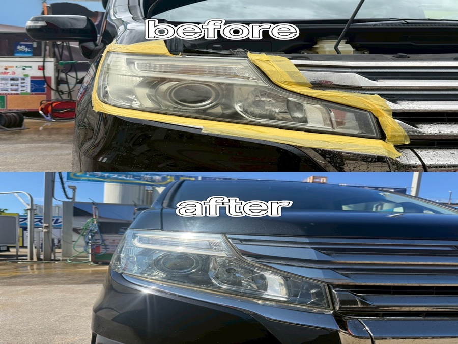 ヘッドライト黄ばみ解消と夏の愛車ケアで安全ドライブを応援✨