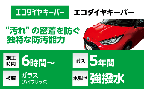 春の車ケアにおすすめkeeper ECOダイヤモンドキーパー施工🚗✨