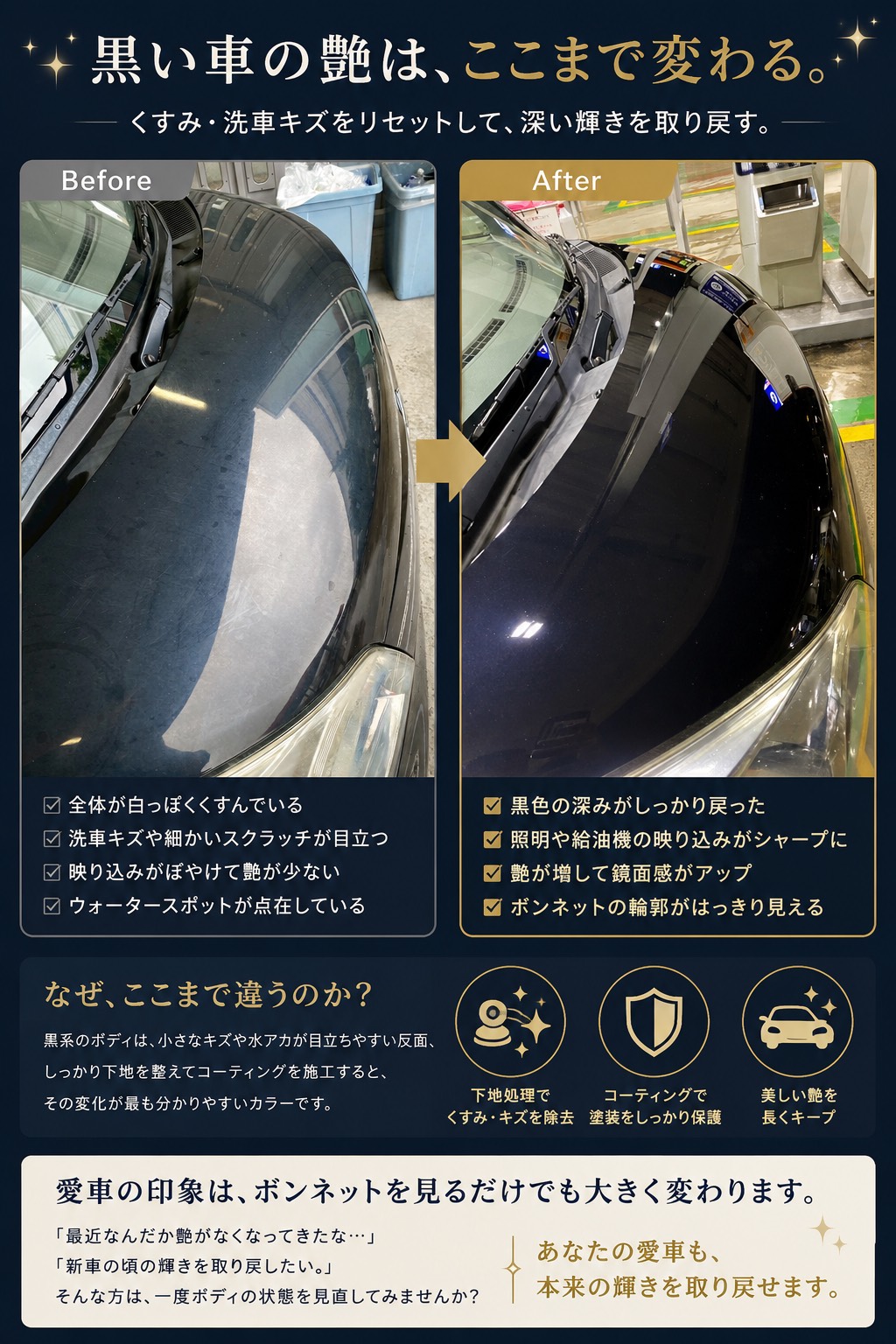 夏の車メンテはルート43神戸TSで安心コーティング＆点検🚗✨