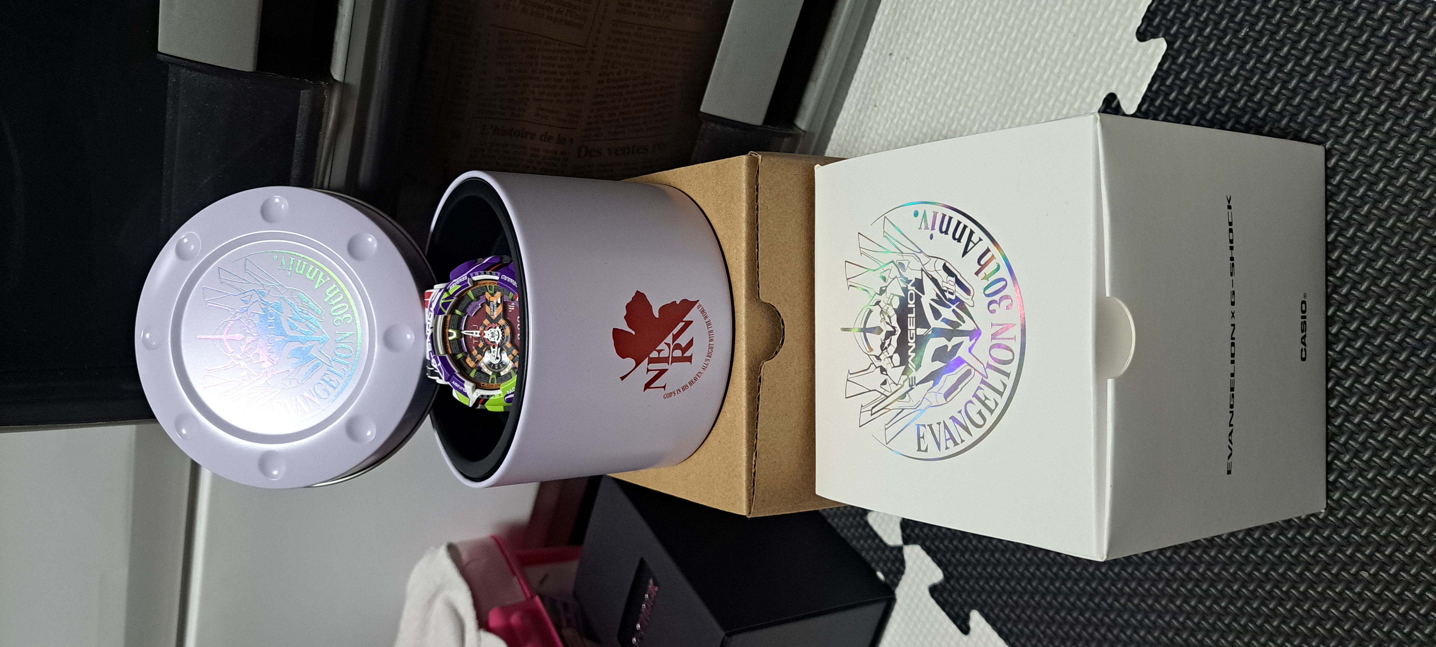 雨の日も安心の車メンテナンスとヱヴァ時計で気分アップ😆