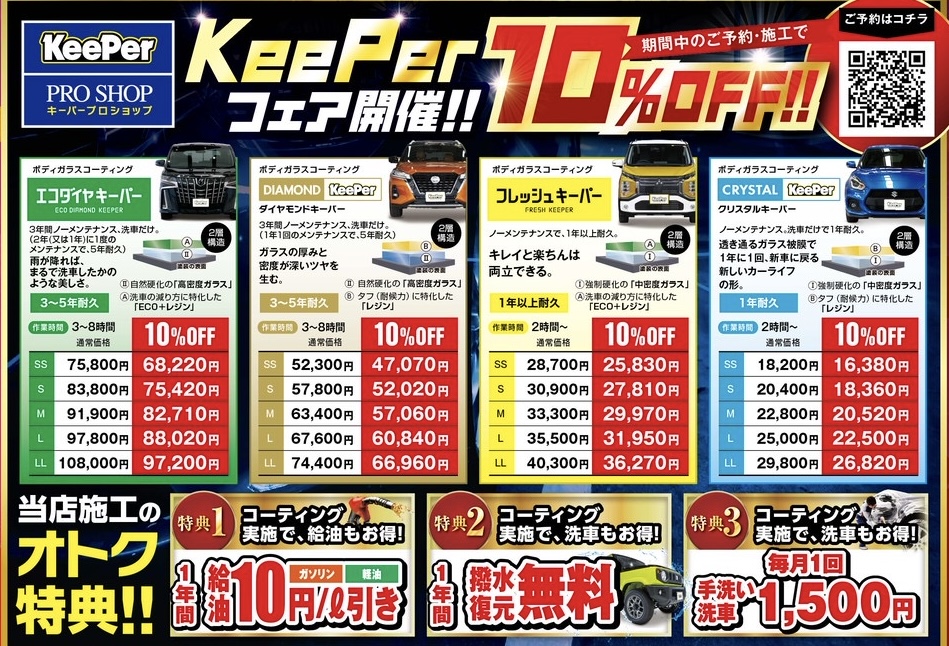 冬の手洗い洗車と点検で愛車ピカピカにルート1水口TSからお届け🚗