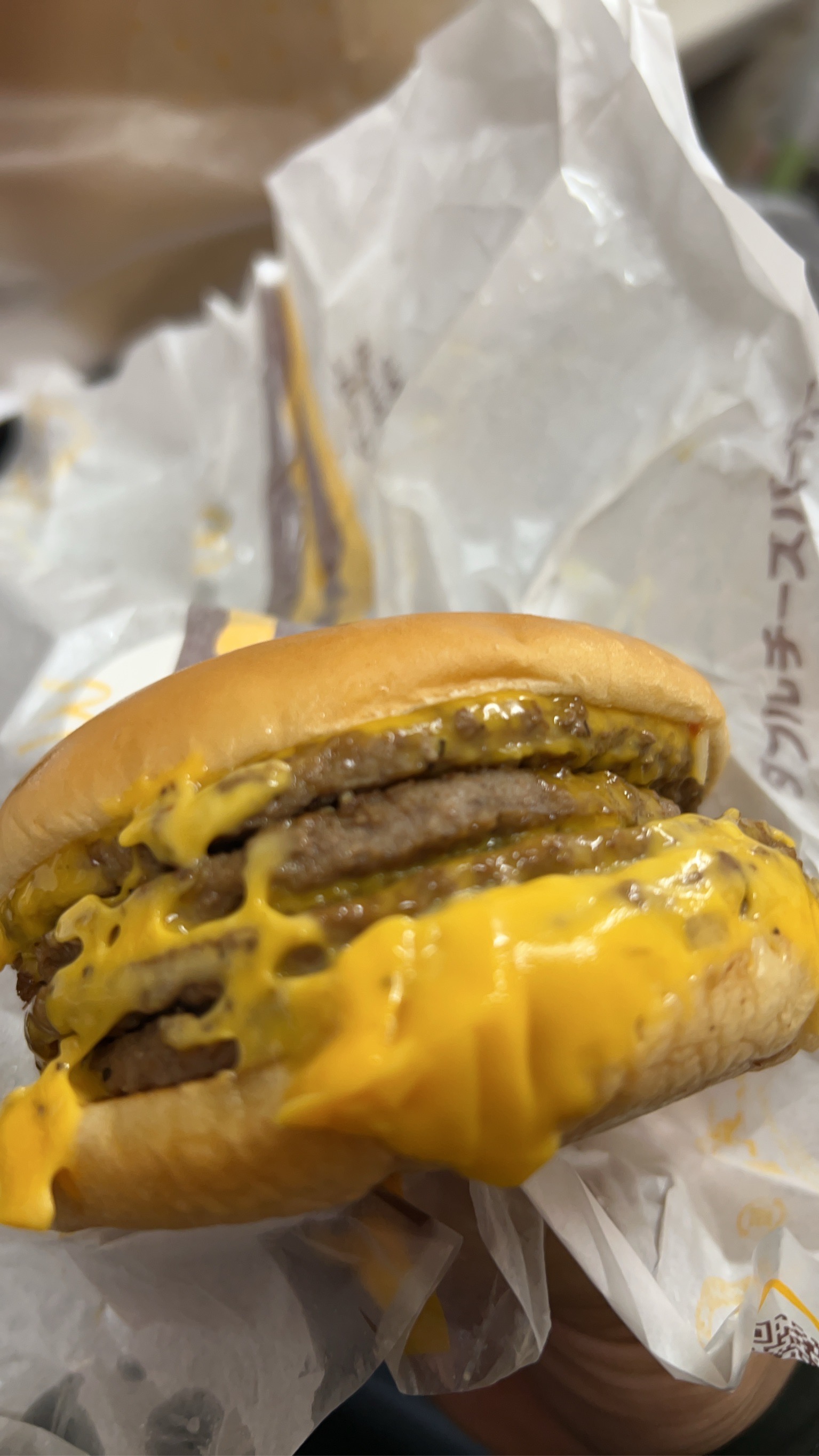 名神八日市インターTSで冬の車トラブル対策と倍ダブルチーズバーガー体験🍔