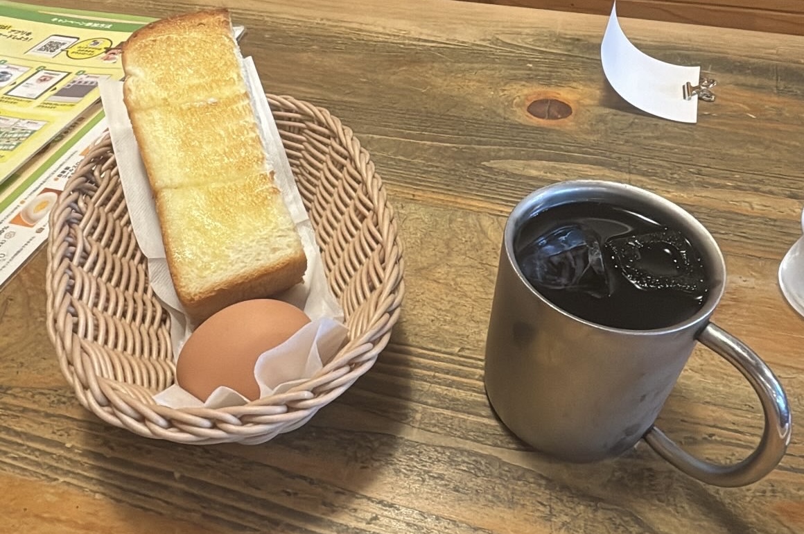 仕事前のモーニング🍞☕️
