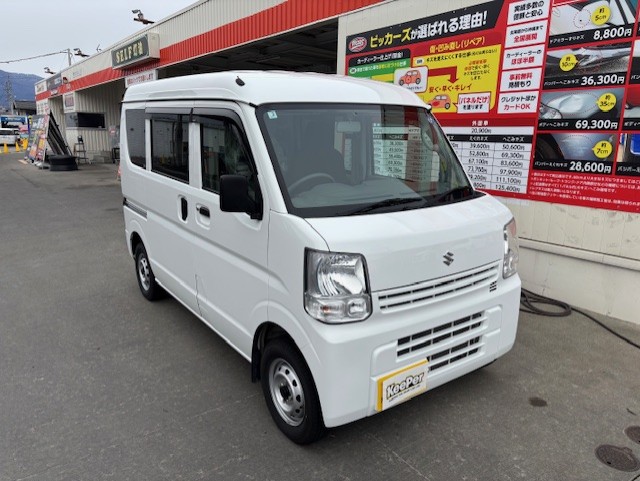【スズキ エブリイ納車】佐久市で車両販売・車買取ならセルフ佐久平SS