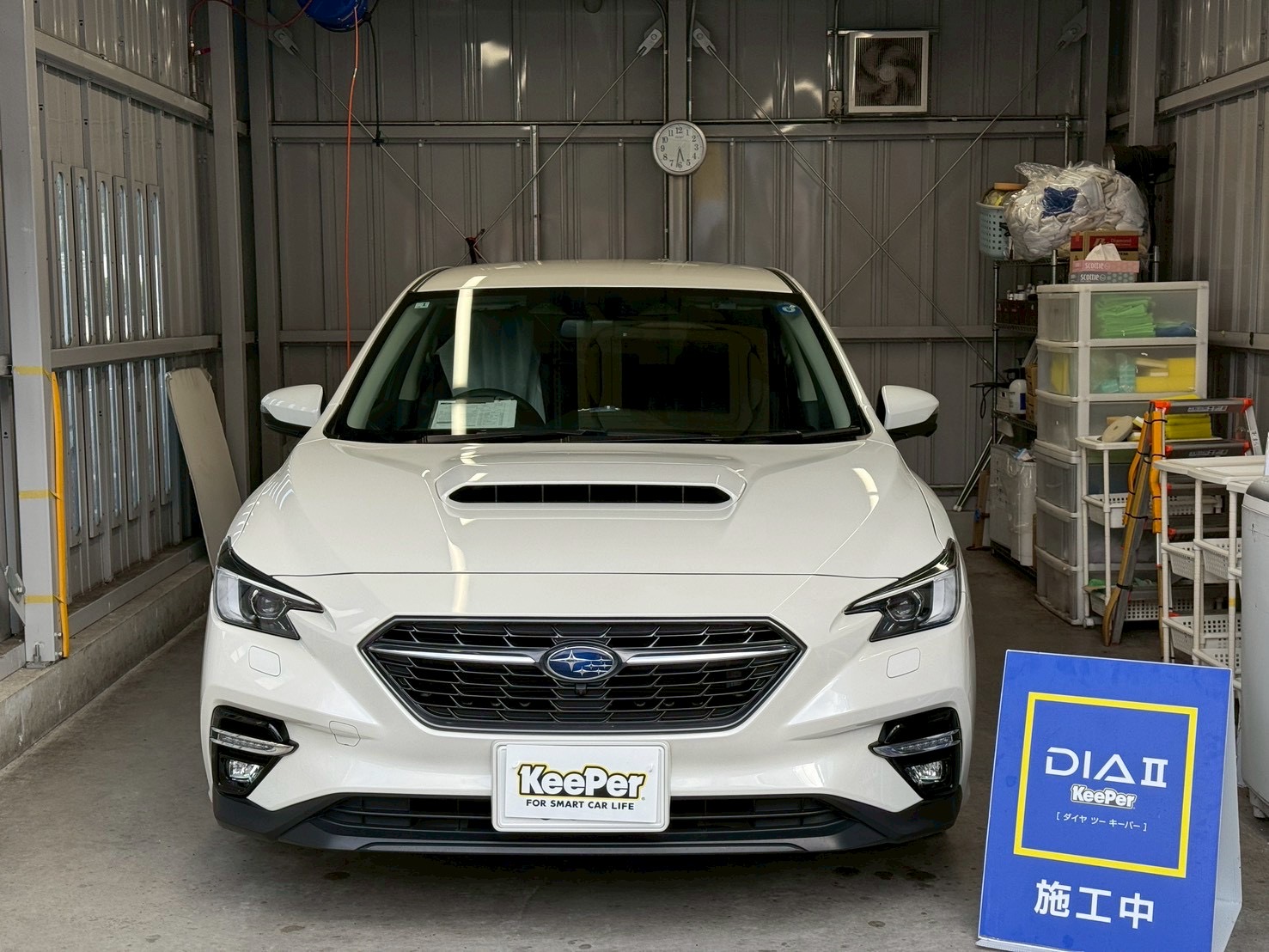 スバルレヴォーグにダイヤⅡキーパー施工完了✨