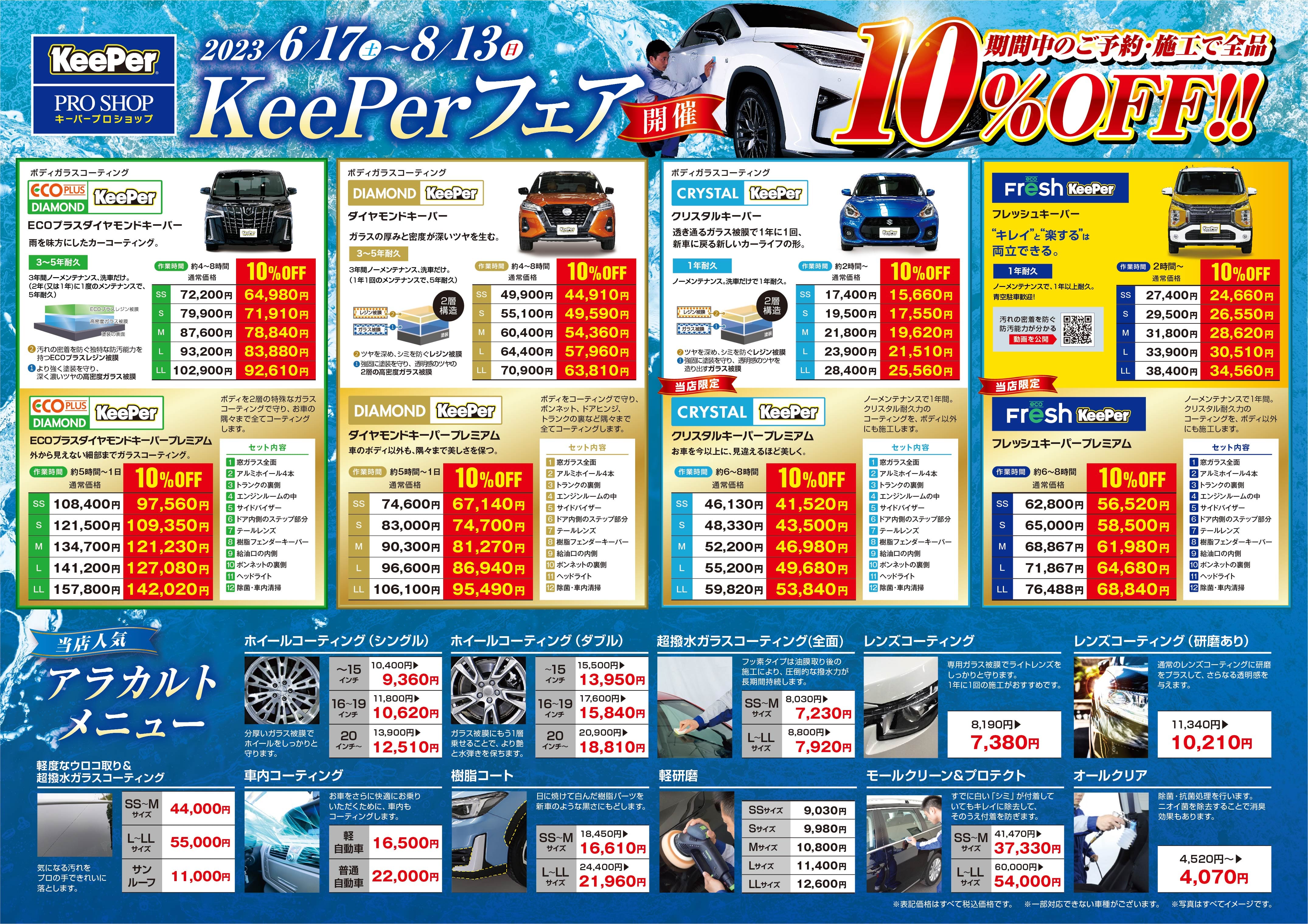 真夏の大還元祭開催！ | 川崎産業道路TSのキャンペーン一覧 | 車の